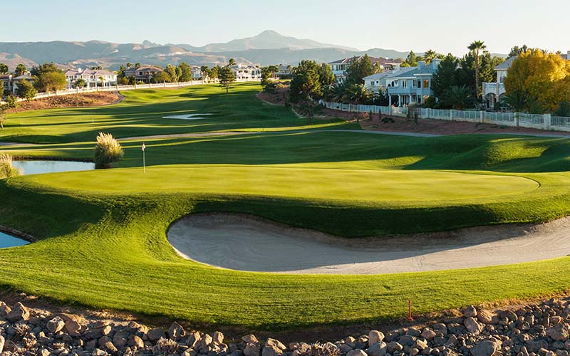 View of The Legacy Golf Course green